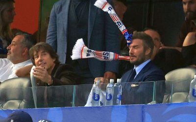 I l-a aruncat în cap lui Beckham! Reporterul GSP era la 3 metri distanță și a surprins întreaga scenă ciudată, la SUA