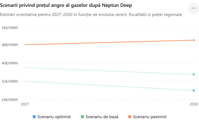 Neptun Deep: Cât pierd românii dacă gazele scad