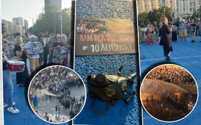 10 August: 8 ani de la protest, amintiri dureroase în Piața Victoriei