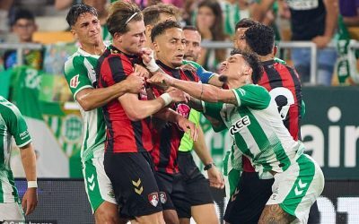 Antony eliminat! Amical întrerupt de bătaie între Bournemouth și Real Betis