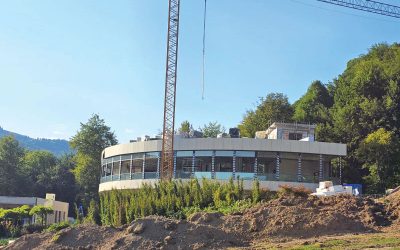 Hotelul de lux de pe Valea Doftanei, aproape gata