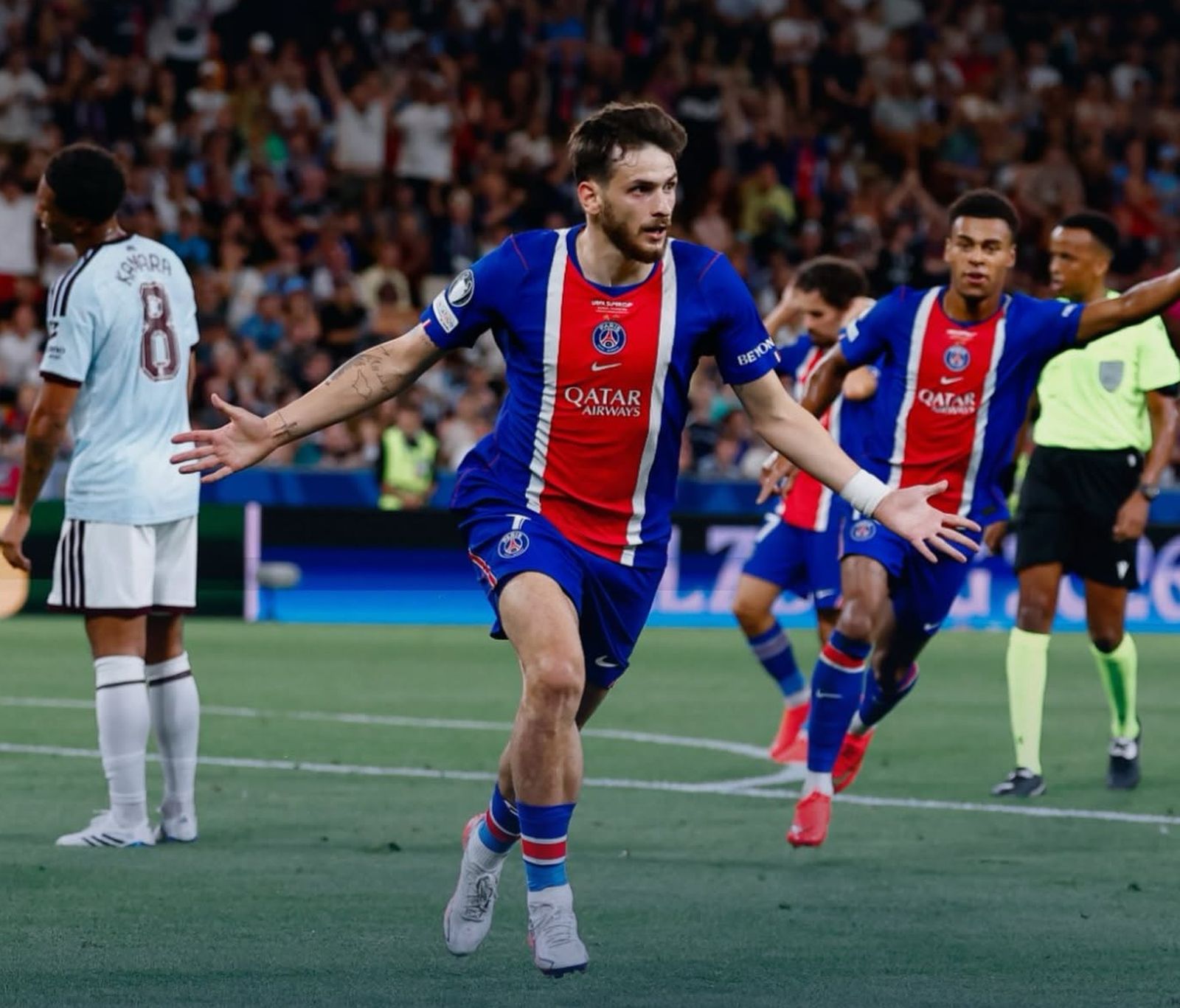 Puști de 17 ani, erou în Supercupa Europei: PSG a cucerit trofeul