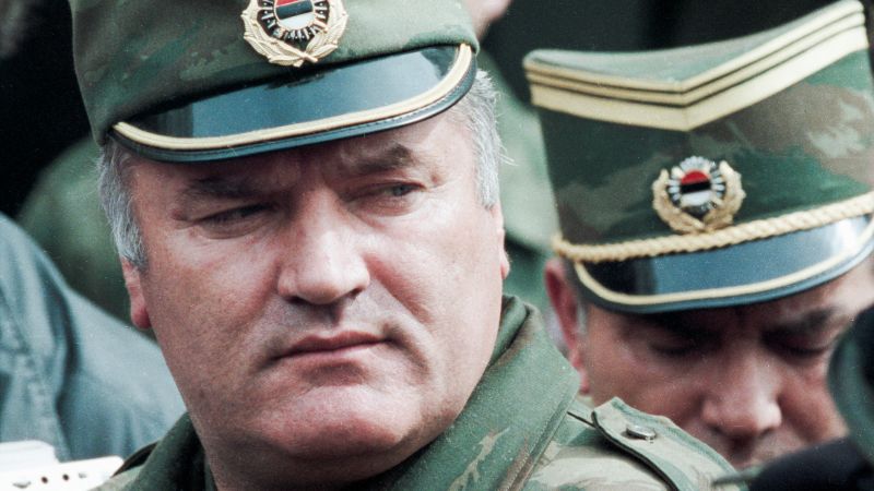 „Măcelarul Bosniei”, Ratko Mladić, a murit la 84 de ani
