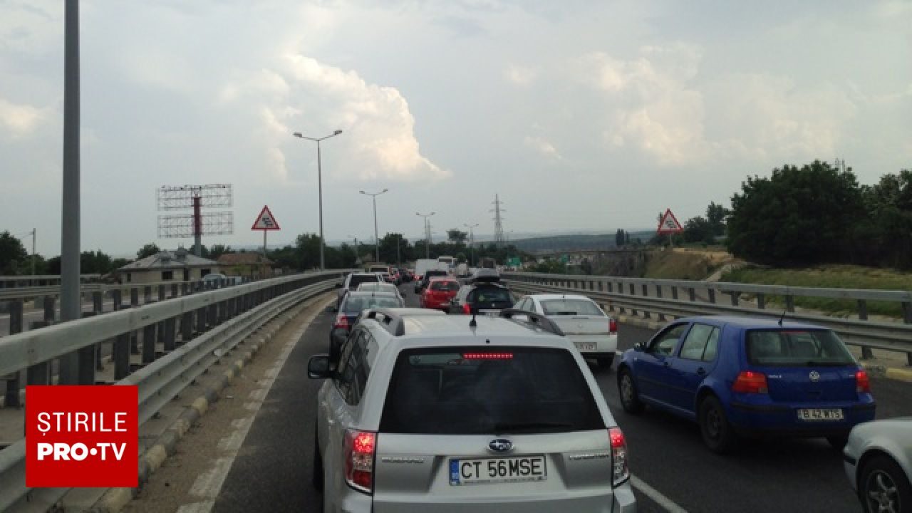 Carambol pe Autostrada Soarelui: Șase mașini implicate