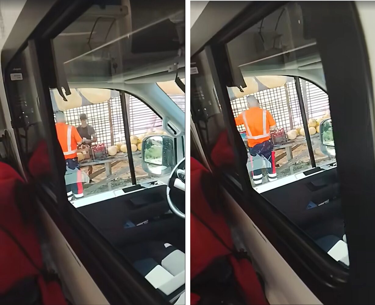 Ambulanță amendată cu 7000 lei pentru pepeni în timp ce transporta pacienți