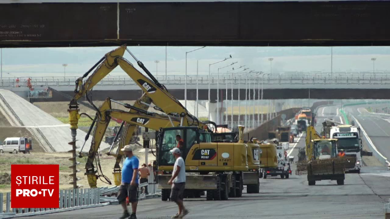 Șoferii vor circula neîntrerupt pe autostradă de la București la Bacău. Ce se întâmplă cu șantierele nefinalizate