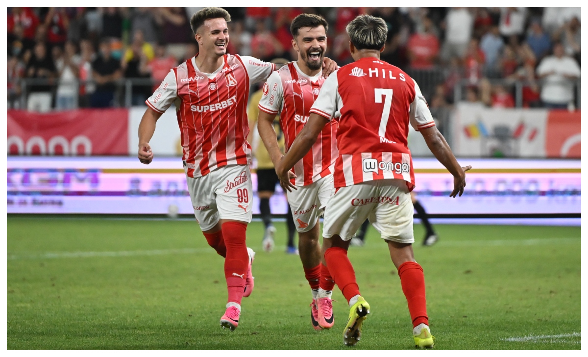 Dinamo umilește Voluntari 4-0, victorie clară pentru „câini”