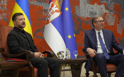 Zelenski, la Belgrad: Tensiuni cu Serbia, aliată a Moscovei