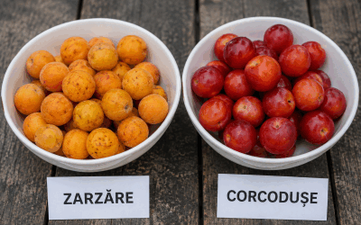 Zarzărele vs. Corcodușe: Diferențele esențiale pe înțelesul tuturor
