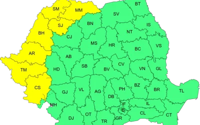 Caniculă Galbenă: România fierbe la 36 de grade, prognoza pentru București