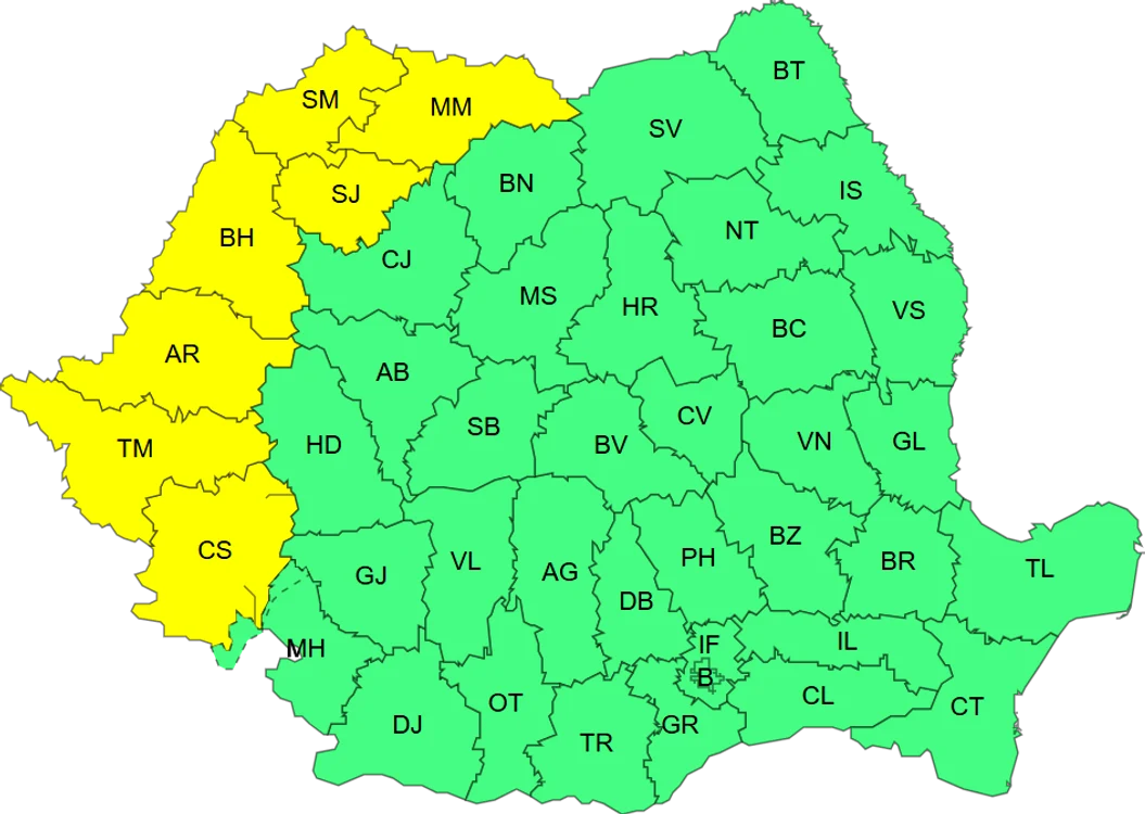 Caniculă Galbenă: România fierbe la 36 de grade, prognoza pentru București