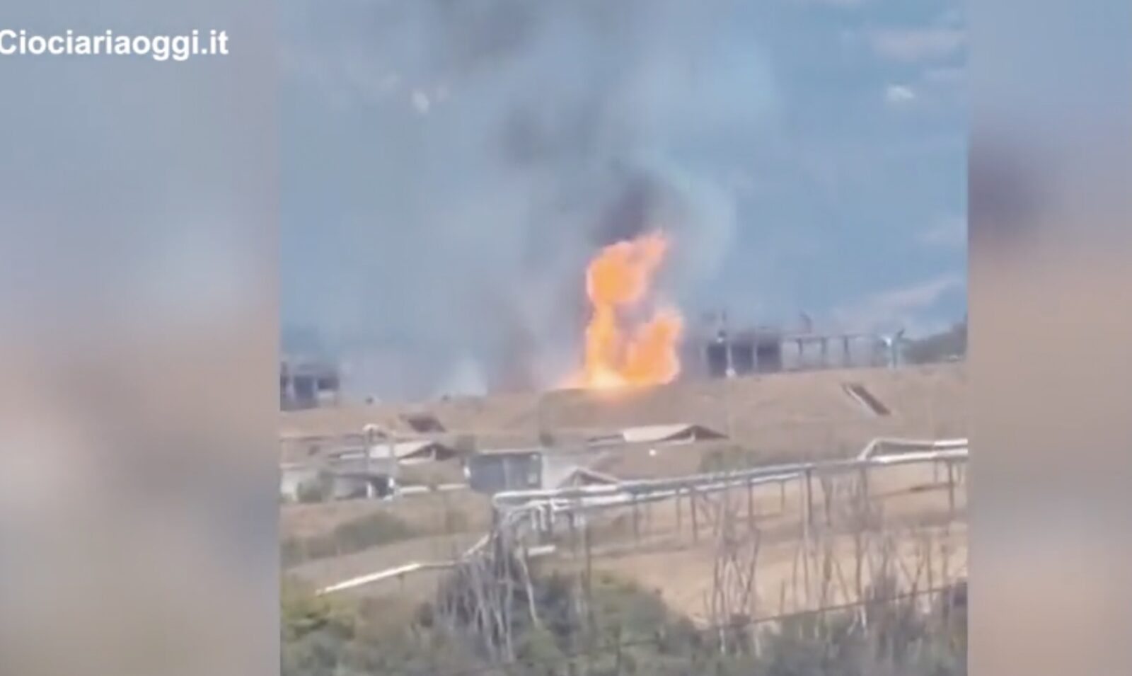 Incendiu și explozie la fabrica de muniție din Colleferro