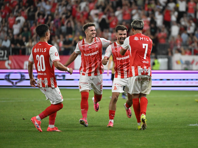 Dinamo a Explodat: 4-0 cu Voluntari pe Arcul de Triumf