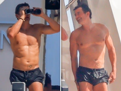 Orlando Bloom Goes Shirtless on Sun-Soaked Yacht Day With Woody Harrelson