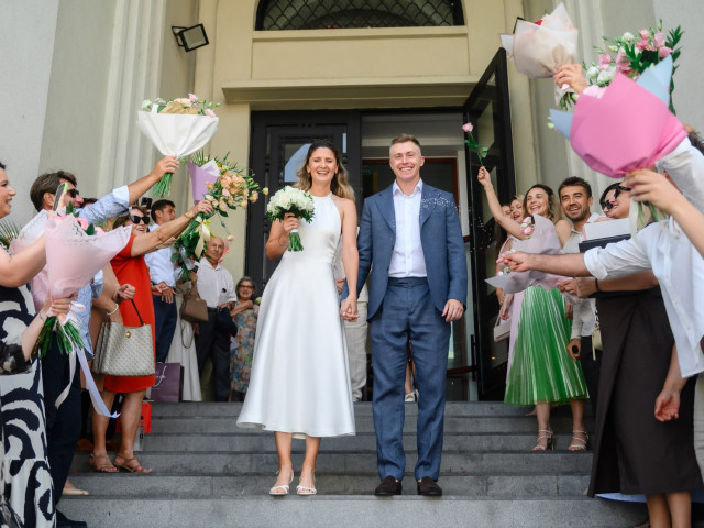 Irina Begu, în rochie de mireasă: Lumina din tenis, uimită