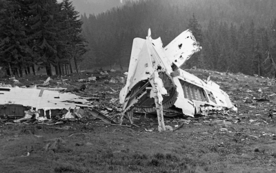 Avionul Tarom prăbușit în Munții Apuseni, în 1970