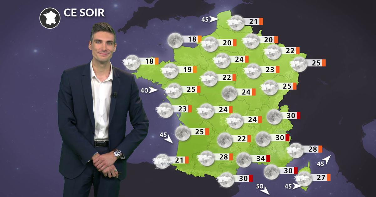 Météo aujourd'hui : la journée la moins chaude de la semaine, excepté près de la Méditerranée