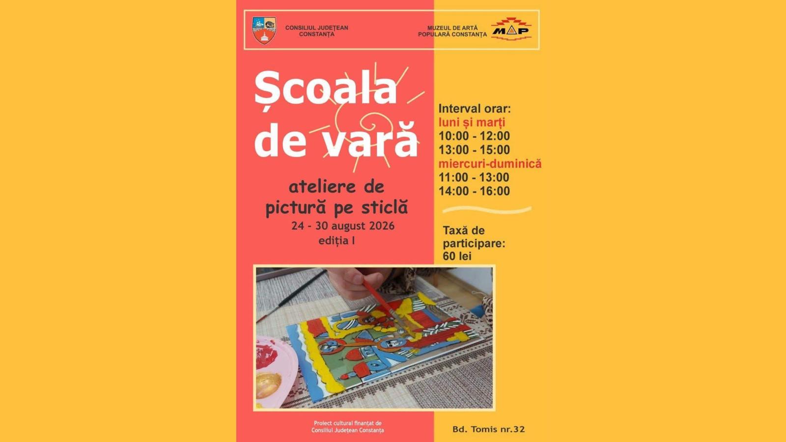 Constanța: Pictați icoane pe sticlă la Muzeul de Artă Populară