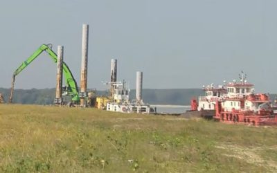 Dunărea: Barje scufundate din nou pentru Cernavodă