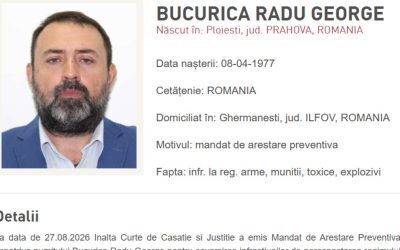 Procuror înarmat, căutat național după ziua verdictului ICCJ