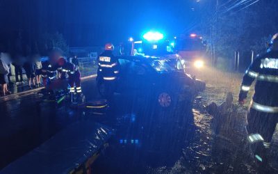 Val de accidente: Mașină răsturnată la Bragadiru, victime multiple în Suceava