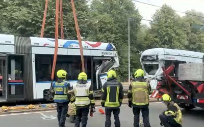 Gelsenkirchen: Accident grav, 25 răniți în coliziune tramvaie