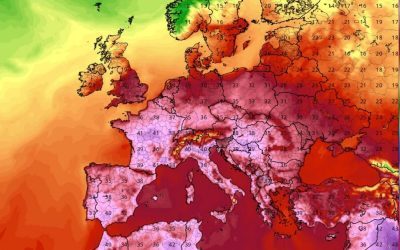Caniculă de foc pe Europa: Valul 5 aduce 42 de grade. Vezi harta!