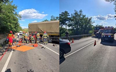 Mureș: Carnagiu rutier, 3 morți într-un accident frontal