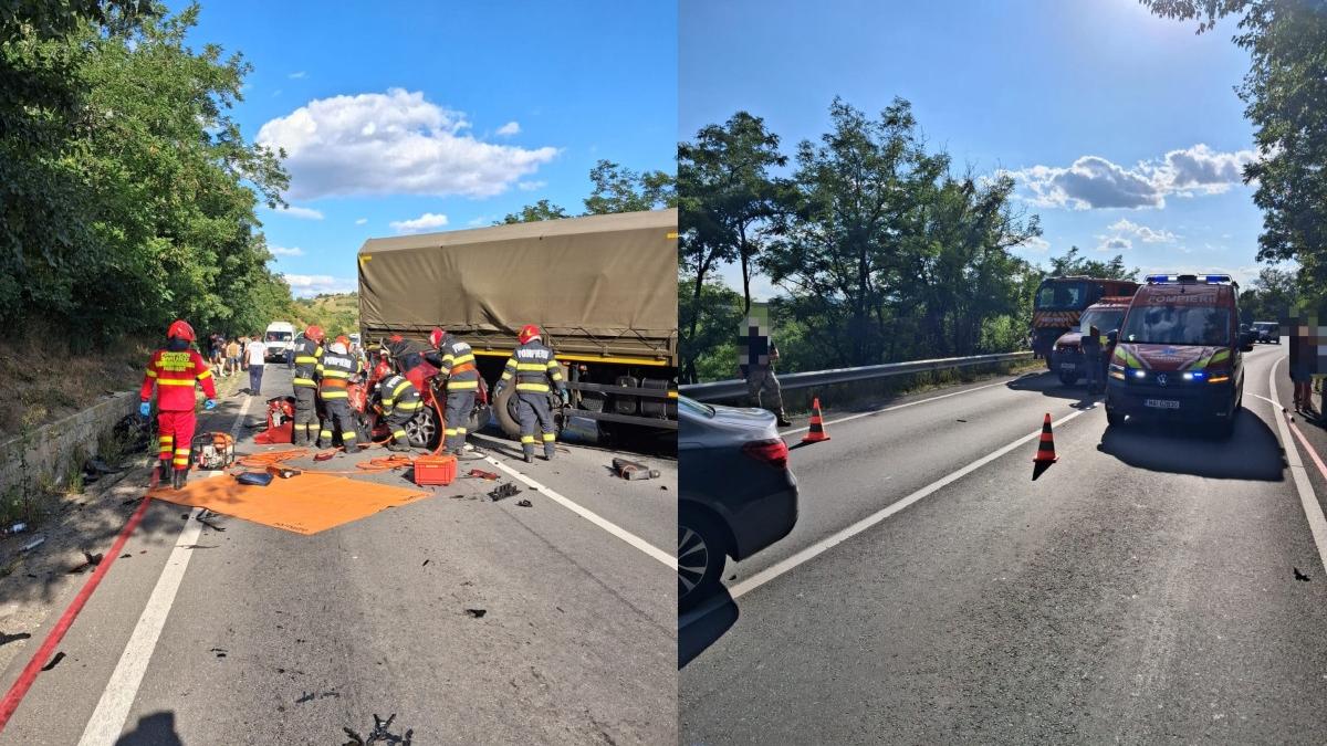 Mureș: Carnagiu rutier, 3 morți într-un accident frontal