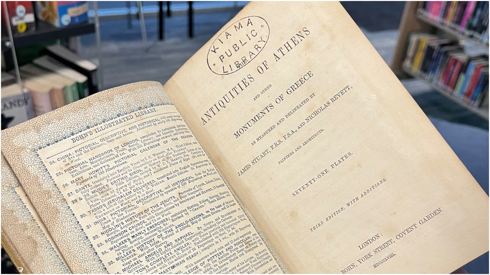 Carte pierdută 150 de ani, returnată bibliotecii din Australia