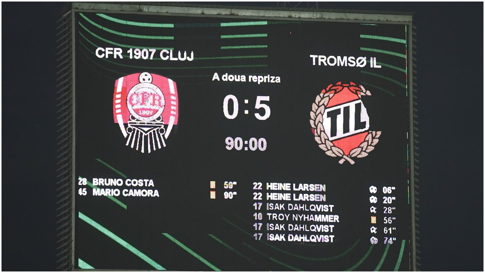 CFR Cluj, suspendată transmisiunea returului cu Tromso
