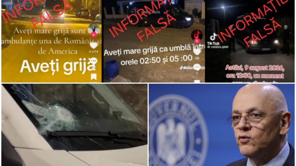 Ambulanța neagră: Arafat acuză social media de dezinformare virală
