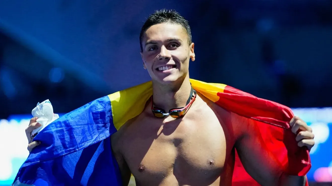 Popovici, favorit la record mondial în SUA: Istorie pe holuri