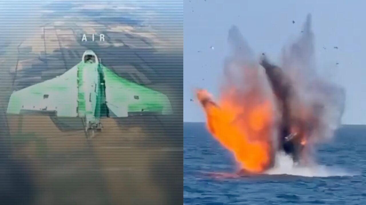 Drone explozive, doborâte de Armata Română în Marea Neagră