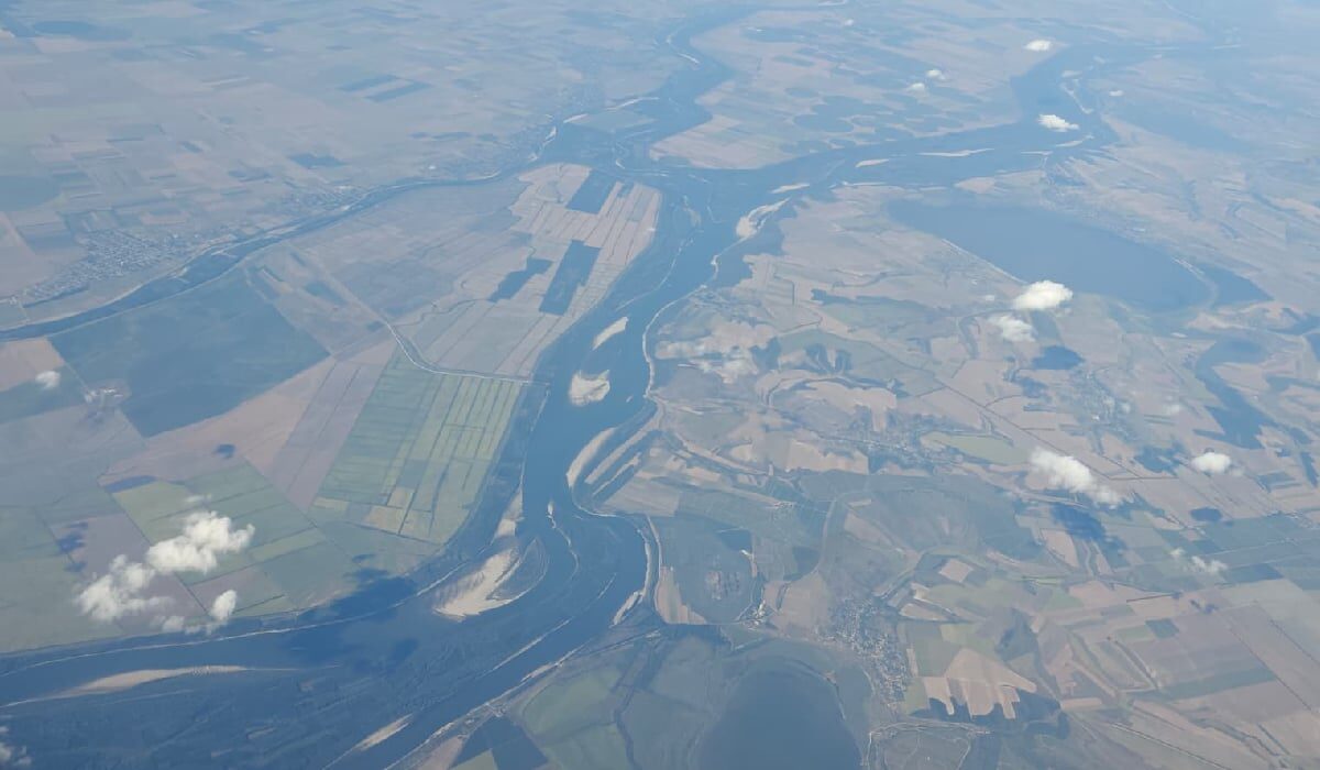 Imagini aeriene spectaculoase de la Călărași