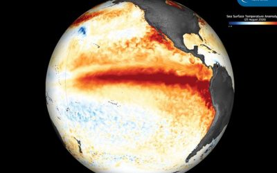 El Nino, uriașă pată de apă caldă, vizibilă din spațiu