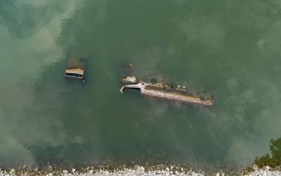 Dunărea secată dezvăluie nave de război istorice lângă Ardagger