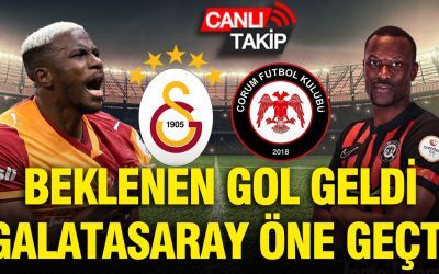 Galatasaray – Çorum FK: Meci în direct