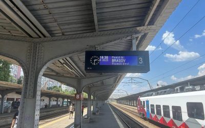 Primul tren PESA a plecat spre Brașov din București Nord
