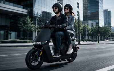 Scuter electric de 90 km/h înlocuiește mașina în oraș