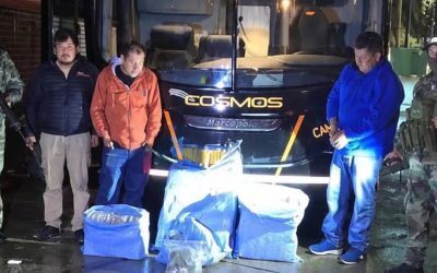 Polițiștii, la capcana unui autocar cu90 kg marijuana de la São Paulo