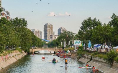 Primăria București dă drumul la caiac gratuit pe Dâmbovița