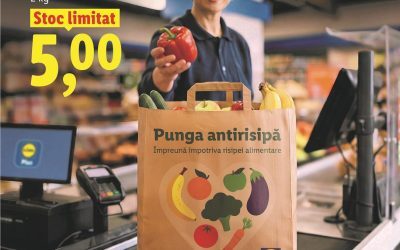 Lidl România luptă cu risipa: Genți cu fructe și legume „imperfecte”