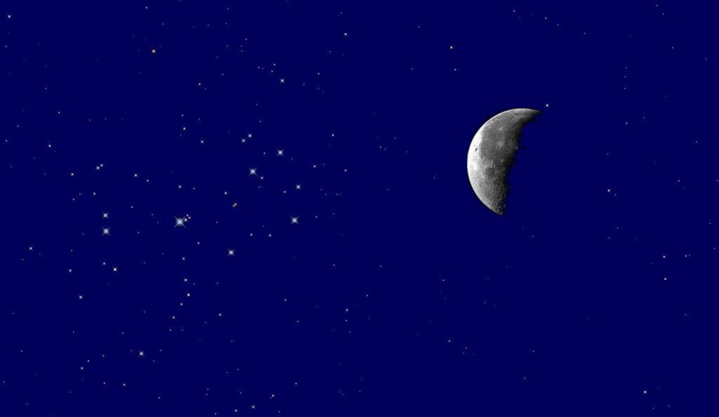 Luna se apropie de Pleiade, reuniune astronomică