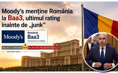Moody’s, vești bune: România scapă de „junk” pentru moment