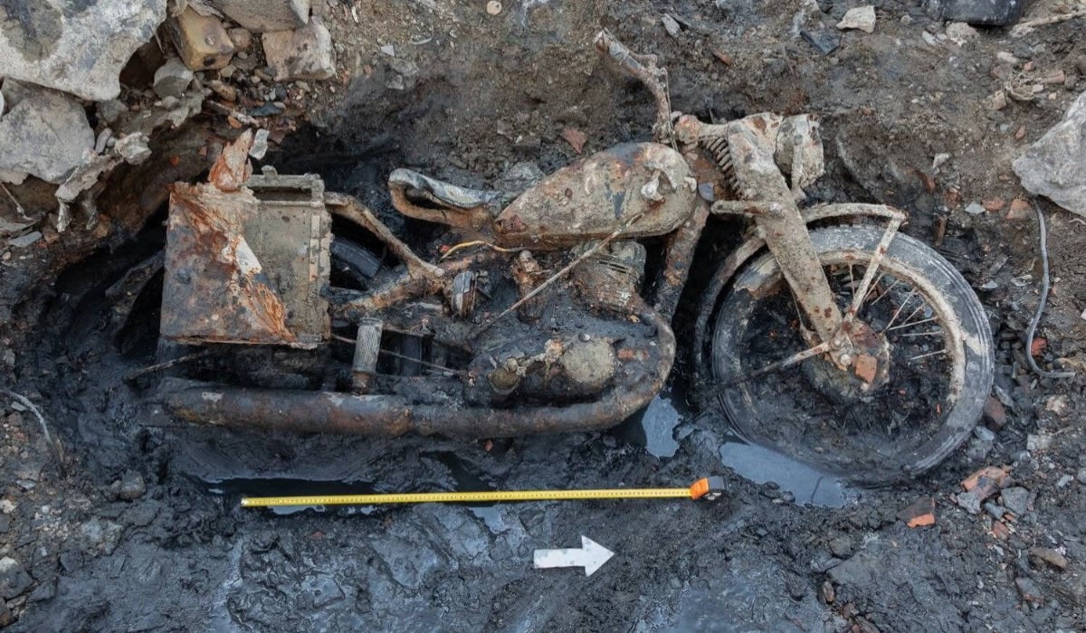 Germania: Doi soldați și o motocicletă, descoperiți după 80 de ani