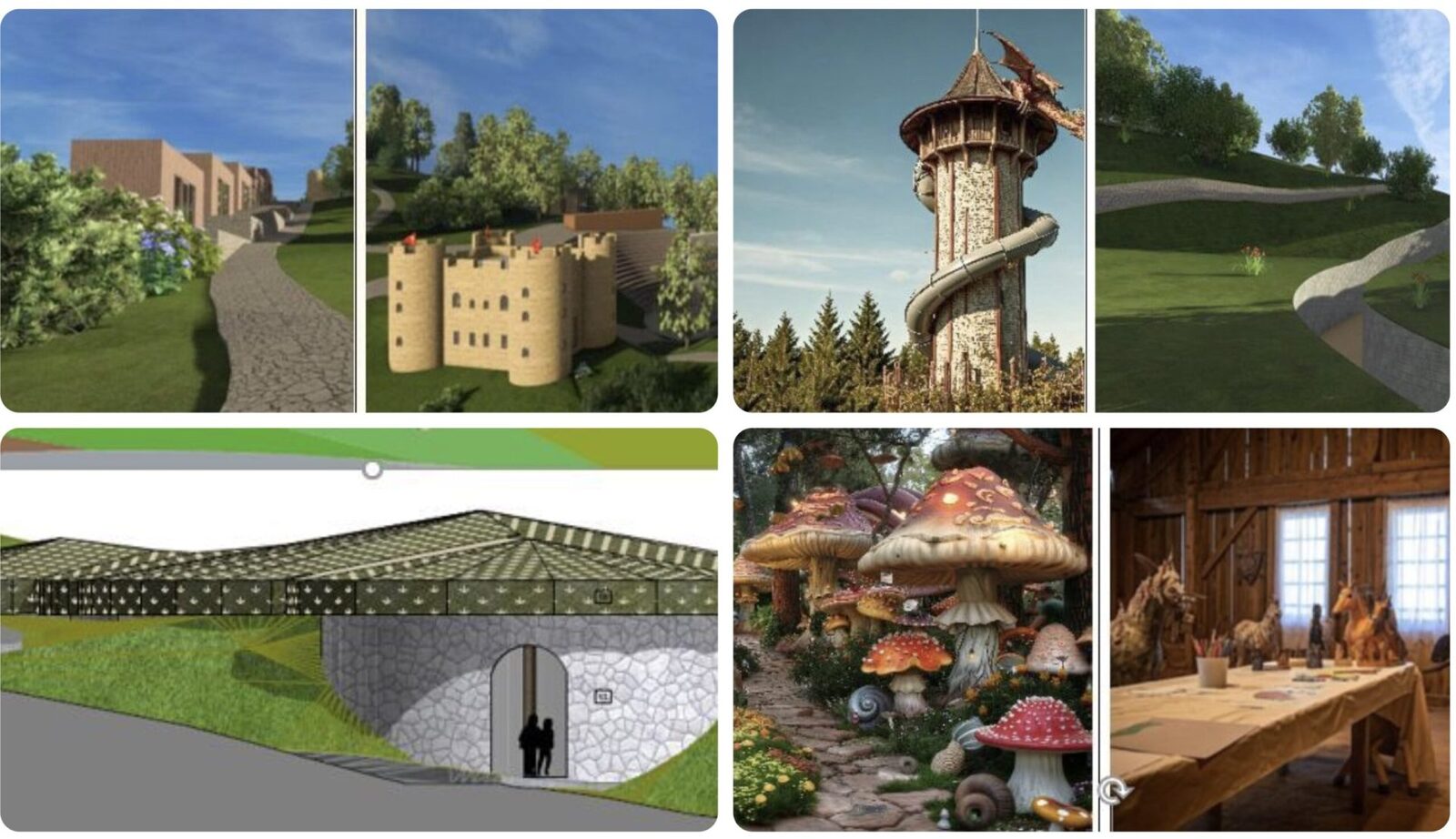 Codlea, Disneyland românesc: 18 mil. Lei, grajd fermecat și tunel mitologic
