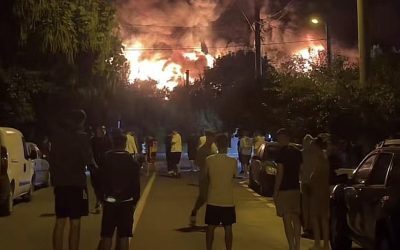 Incendiu-RO-Alert în Nordul Capitalei, zone blocate