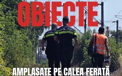 Pericol pe calea ferată de pe litoral: Obiecte aruncate pe șine