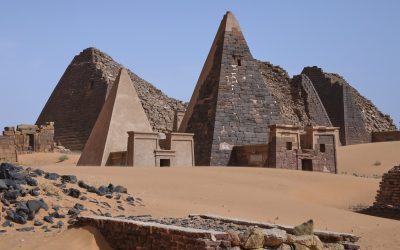 Meroe, comori UNESCO, încolțite de nisip și război în Sudan